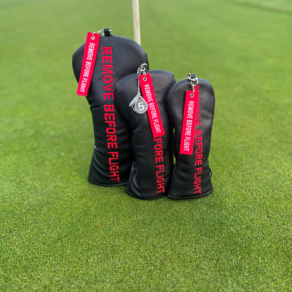 
                  
                    “Remove Before Flight” Headcover Set - (Black)
                  
                