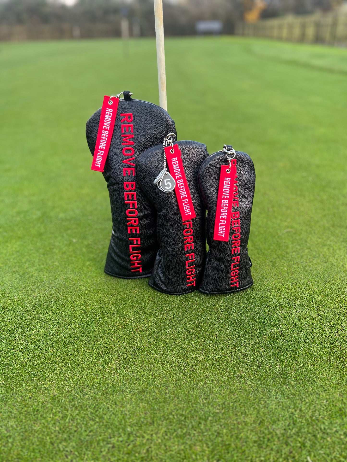 
                  
                    “Remove Before Flight” Headcover Set - (Black)
                  
                